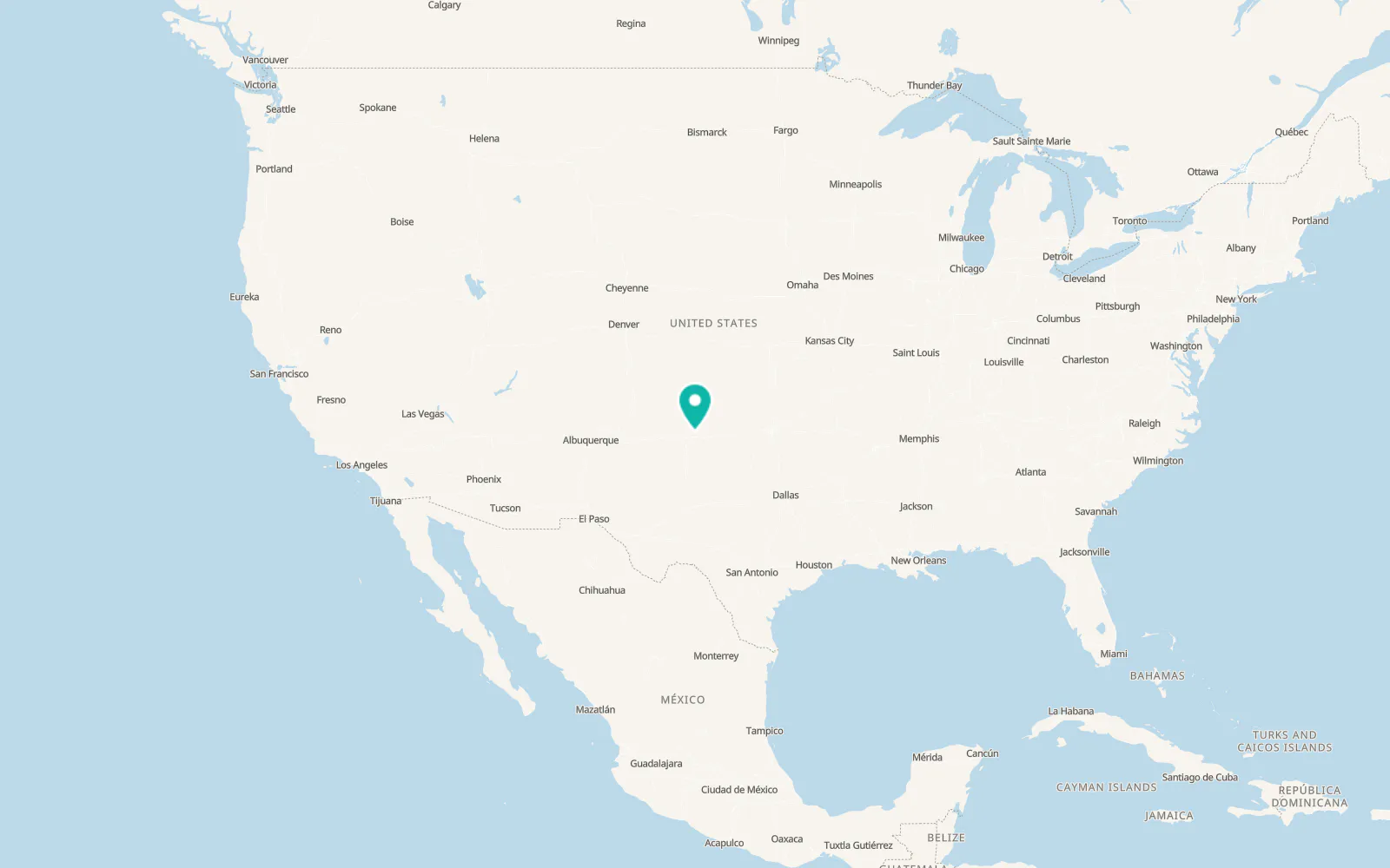 Map of Panhandle