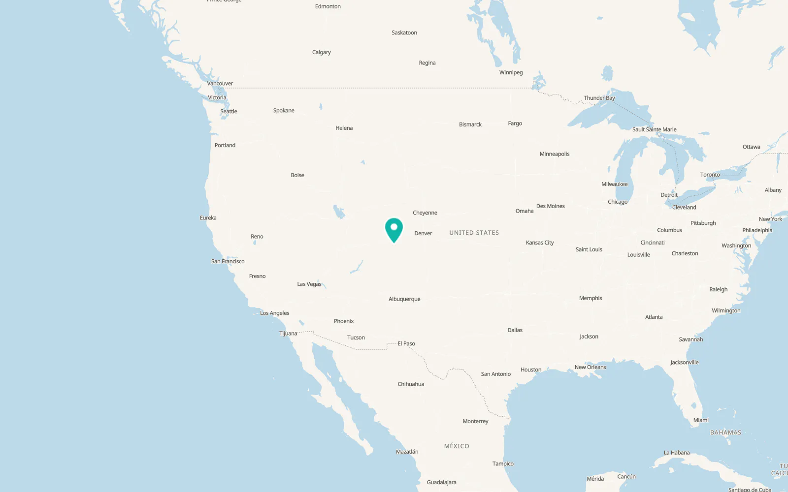 Map of Paonia