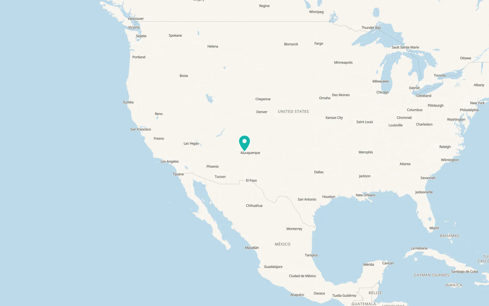 Map of Paraje