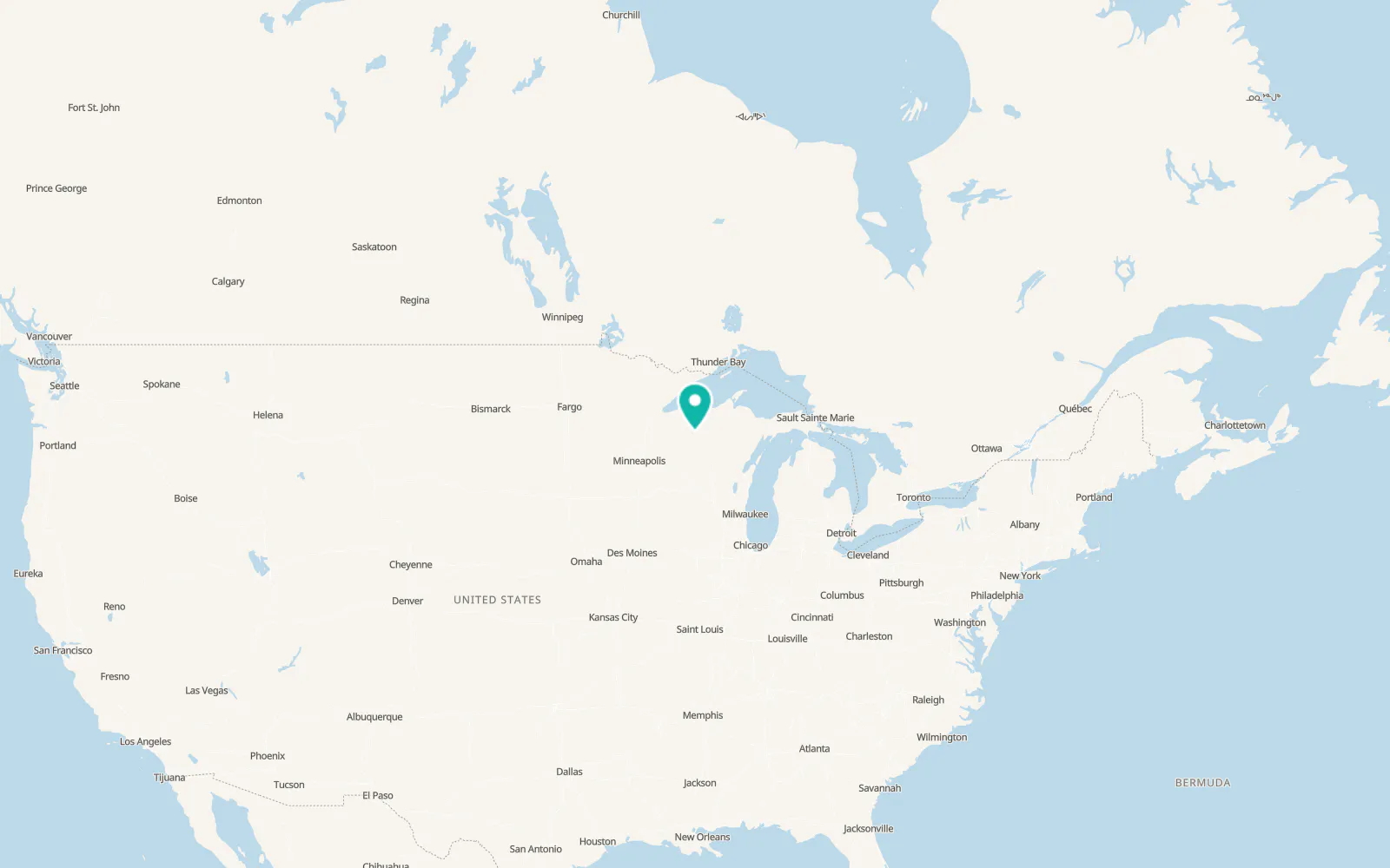 Map of Park Falls