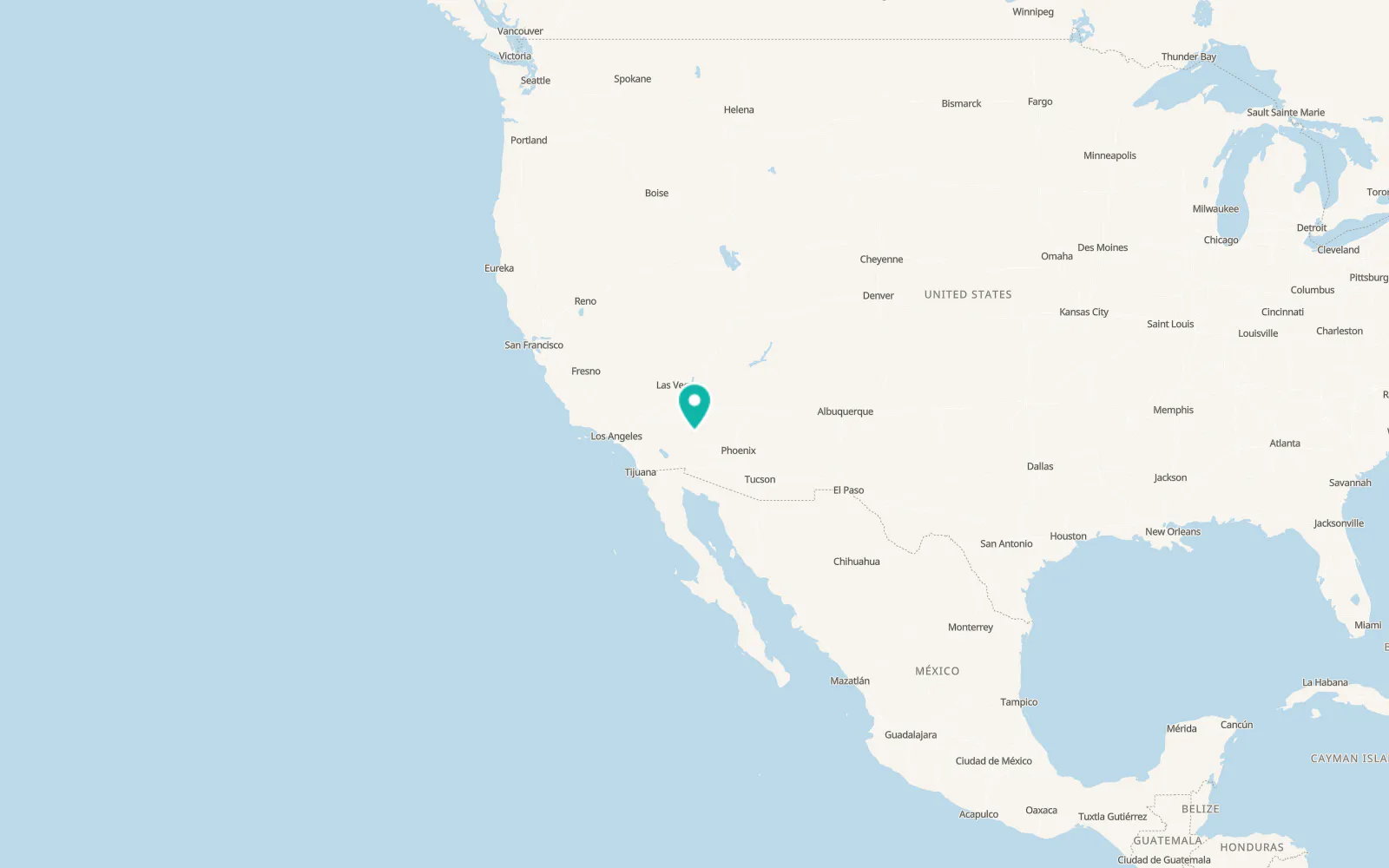 Map of Parker