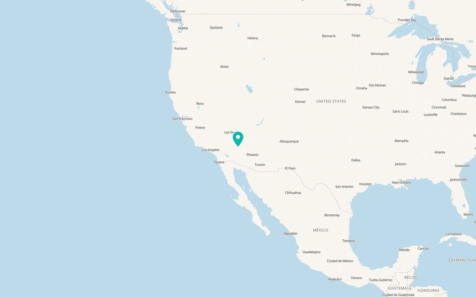 Map of Parker Strip