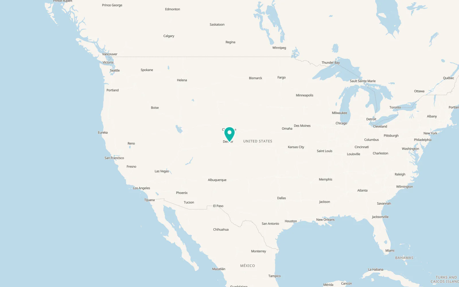 Map of Parker
