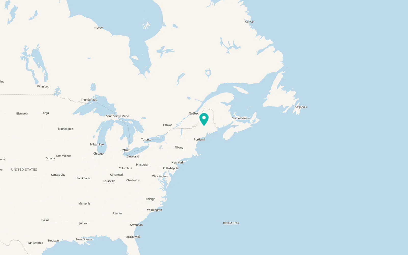Map of Parkman