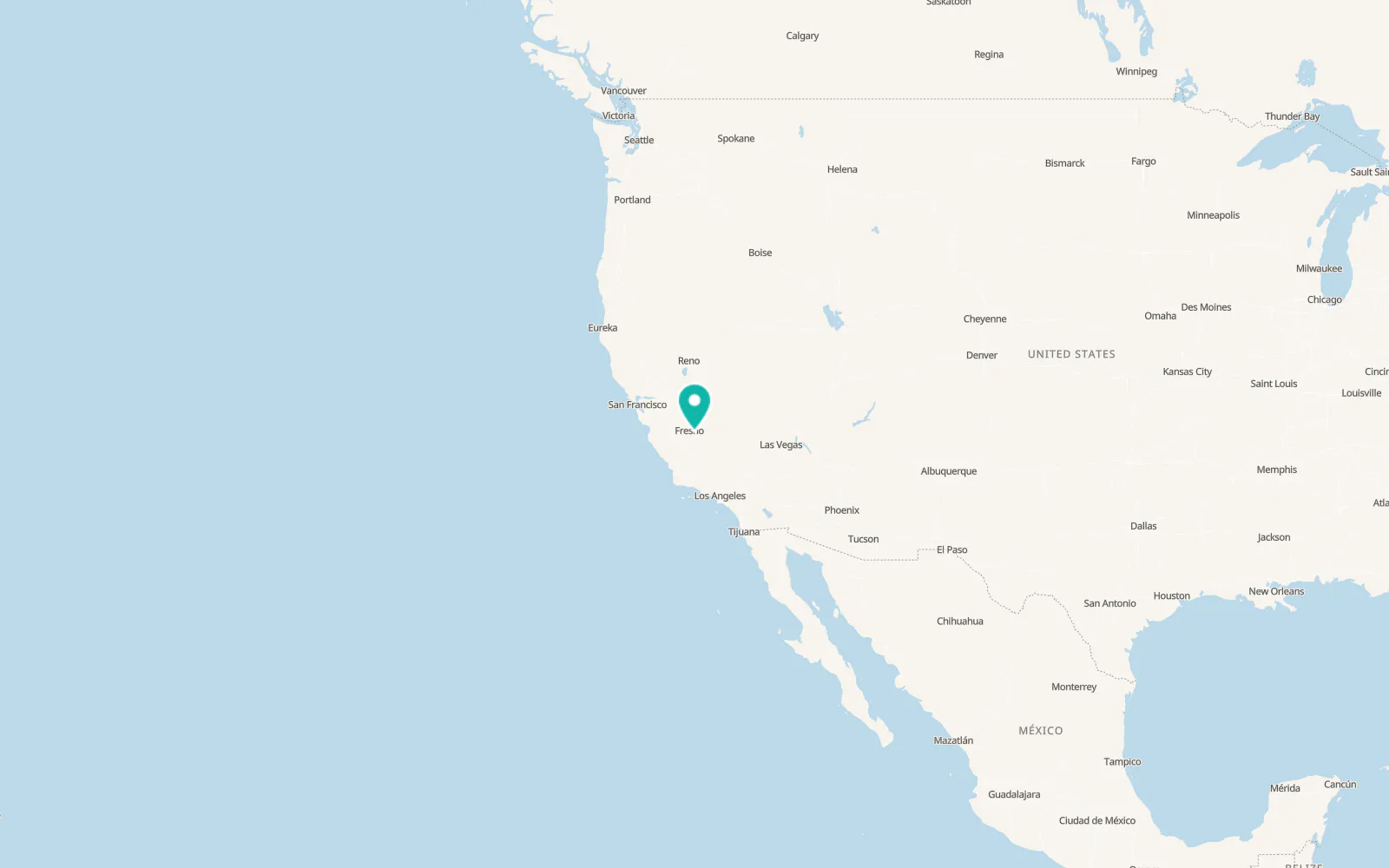 Map of Parlier