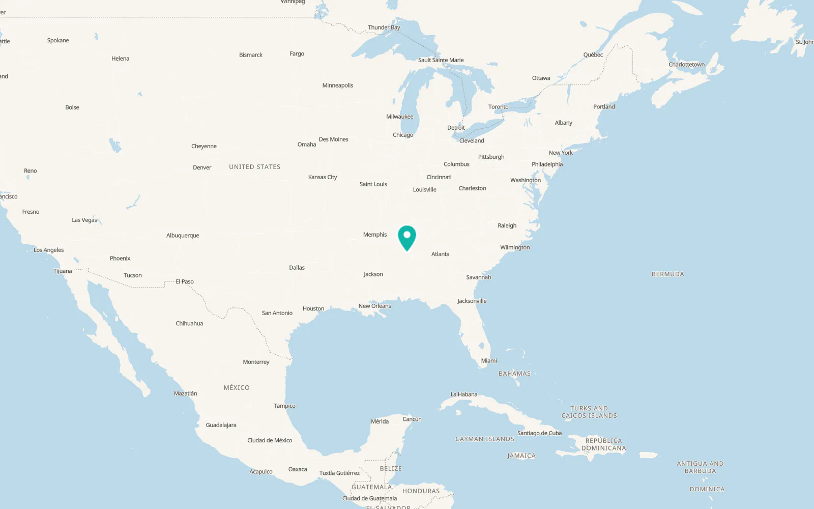 Map of Parrish