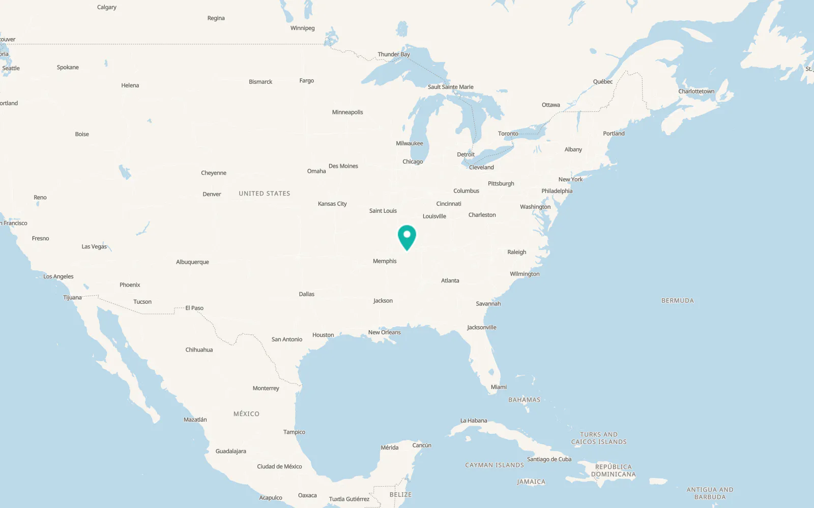 Map of Parsons