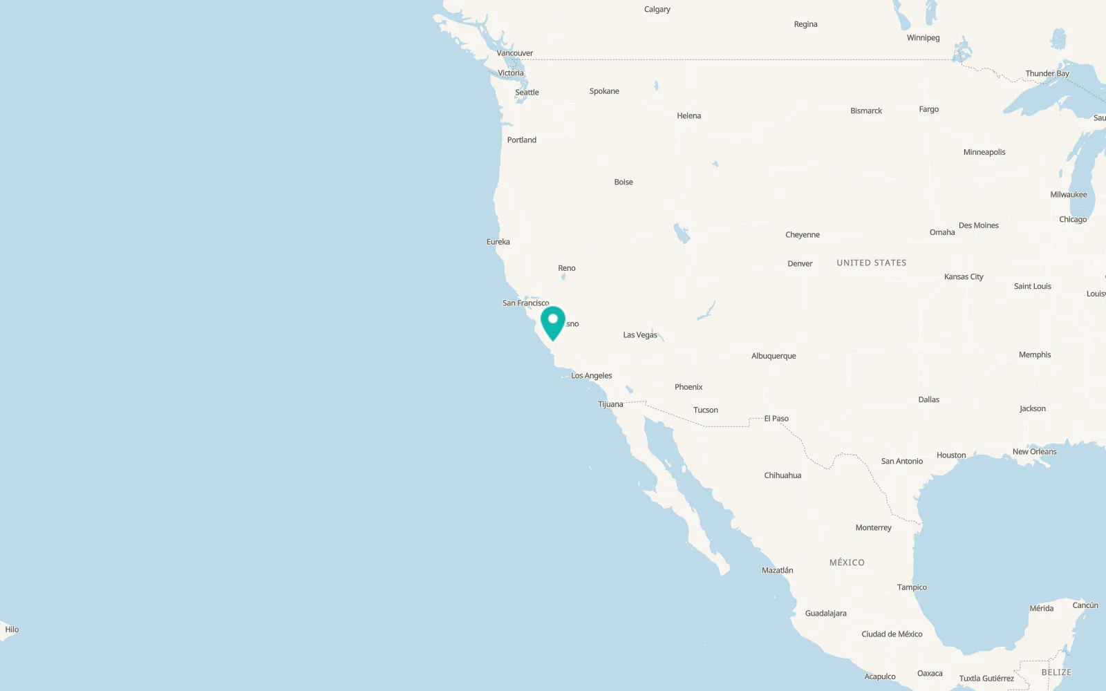 Map of Paso Robles