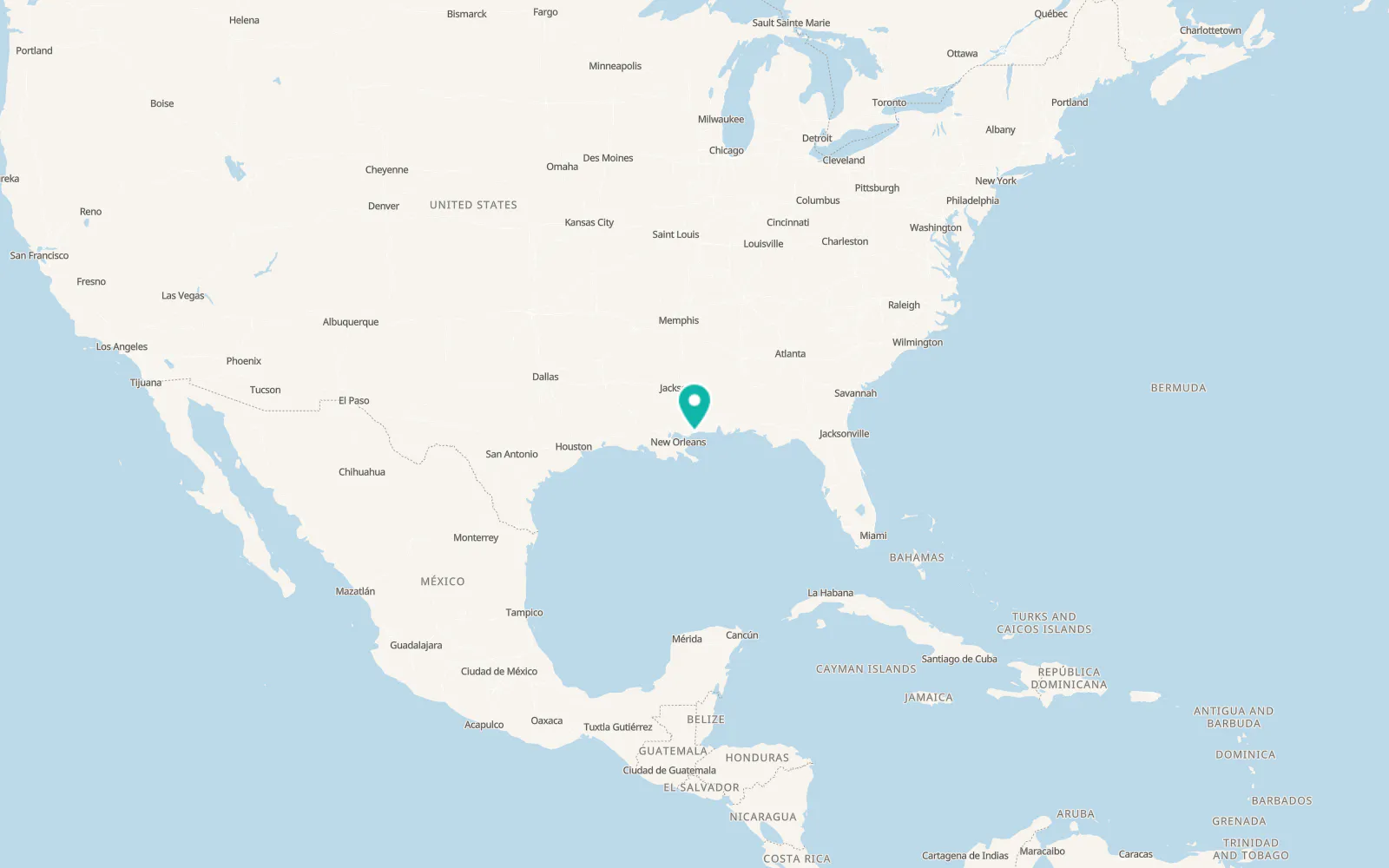 Map of Pass Christian