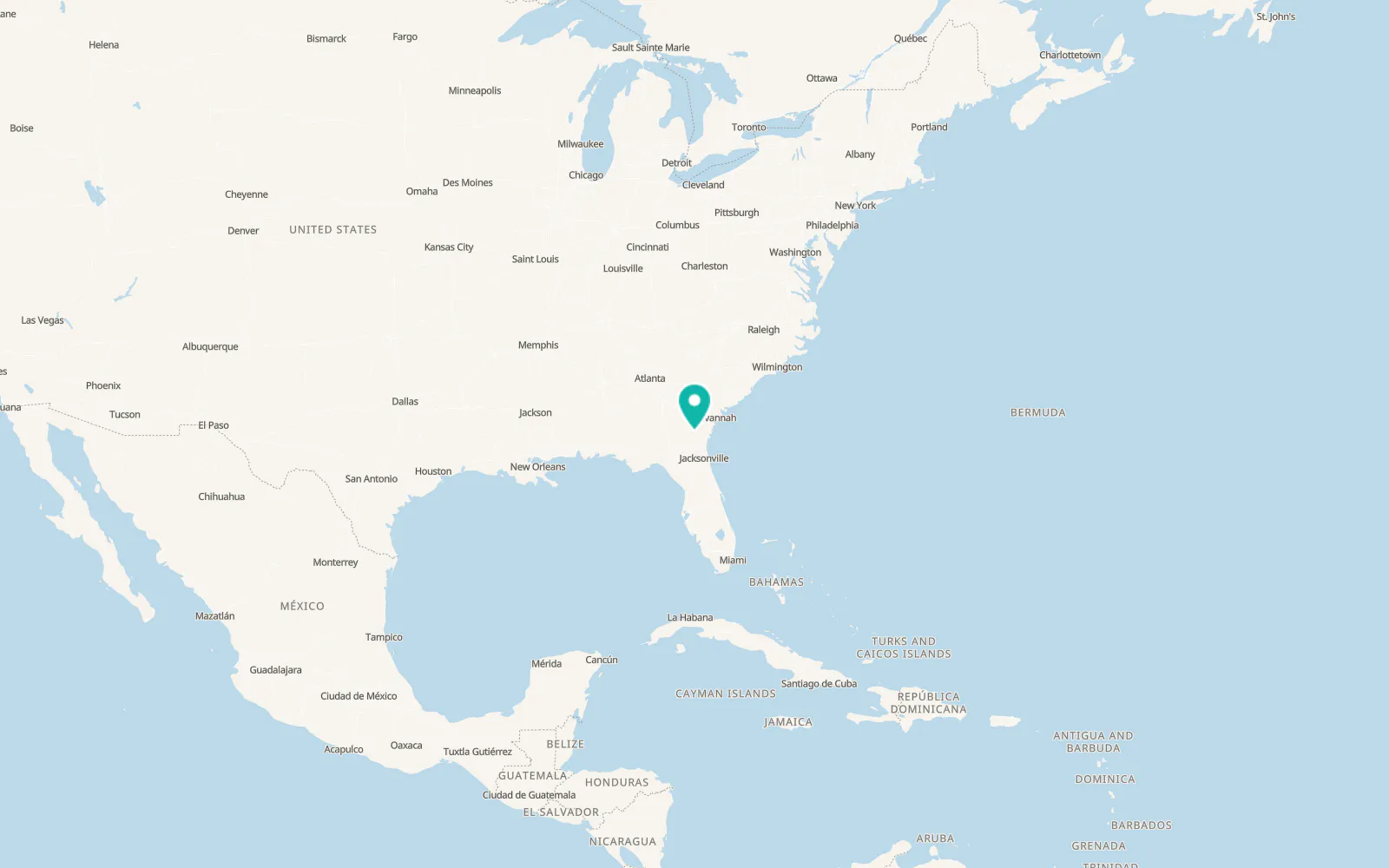 Map of Patterson