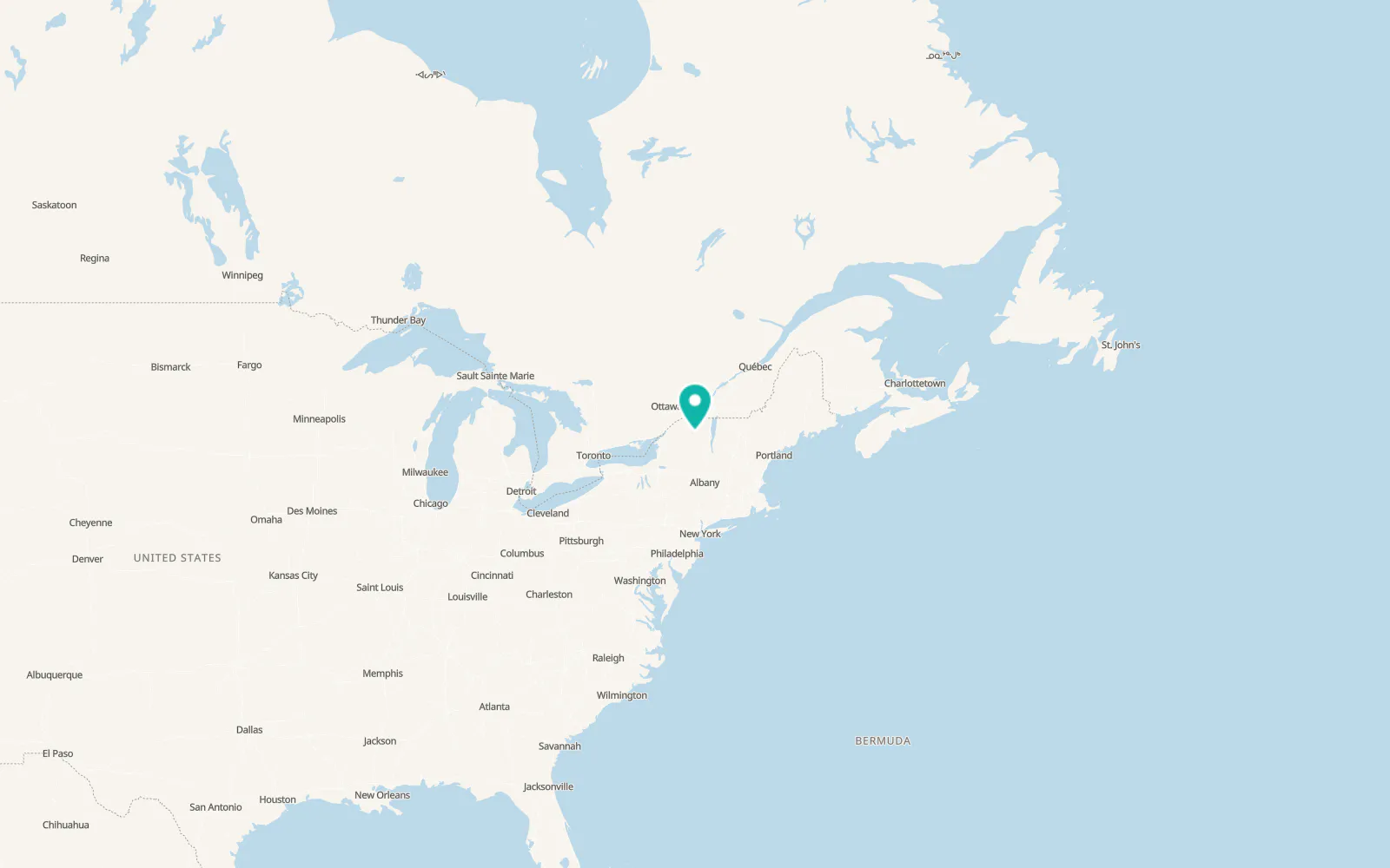 Map of Paul Smiths