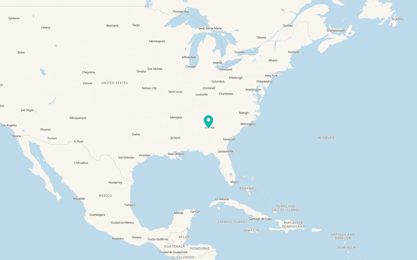 Map of Peachtree City
