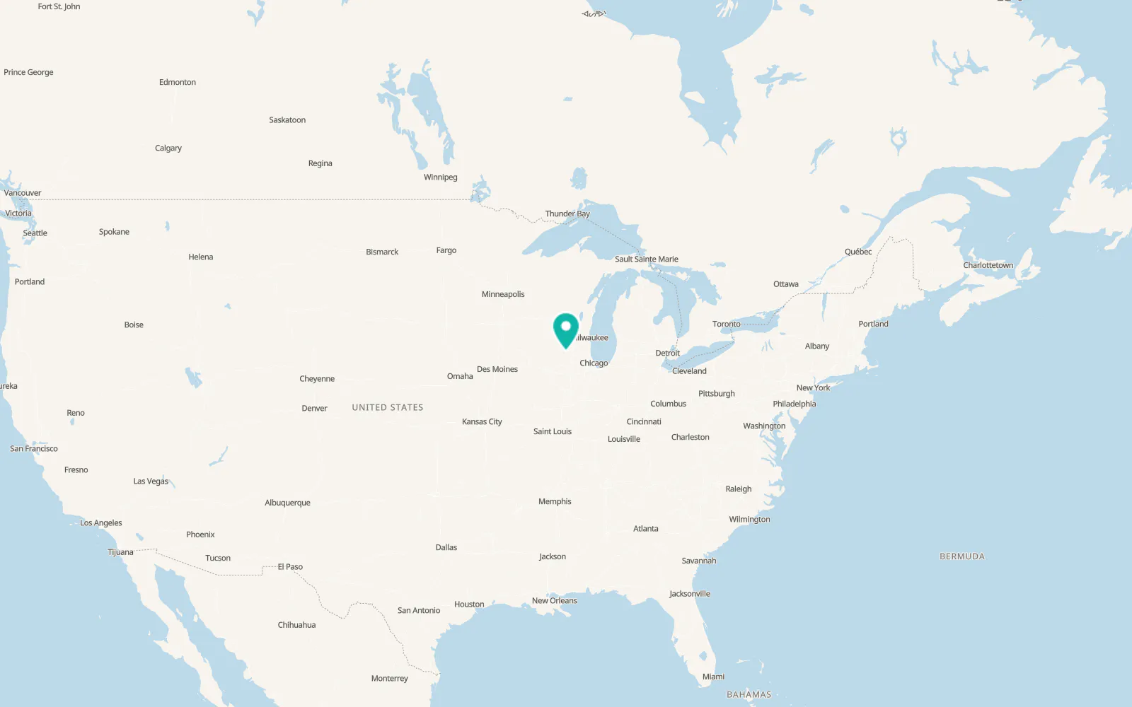 Map of Pecatonica