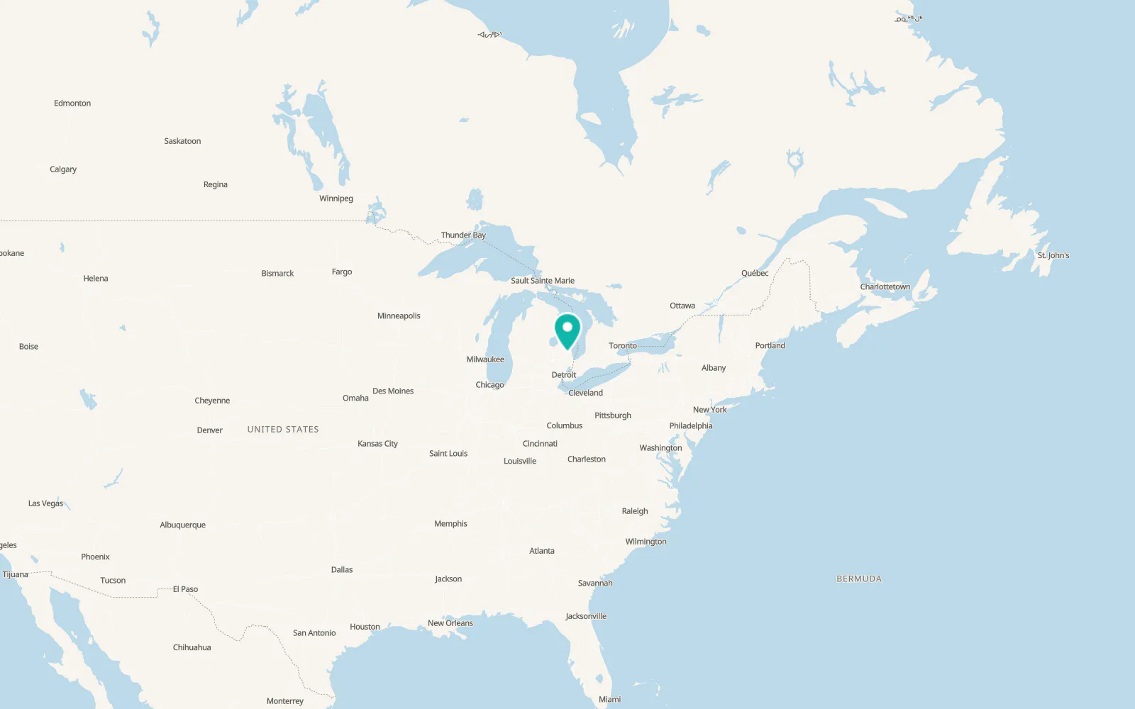 Map of Peck