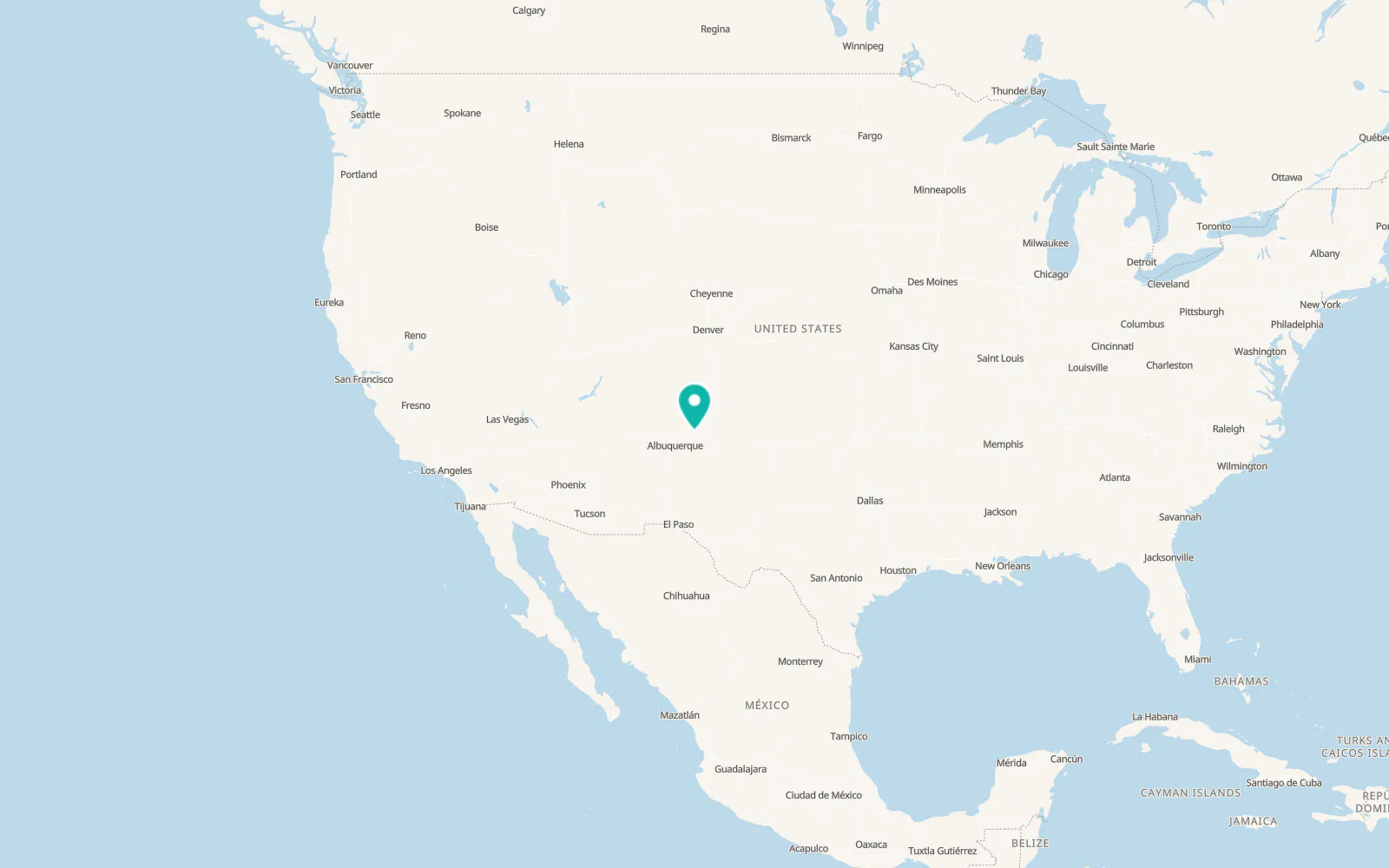 Map of Pecos