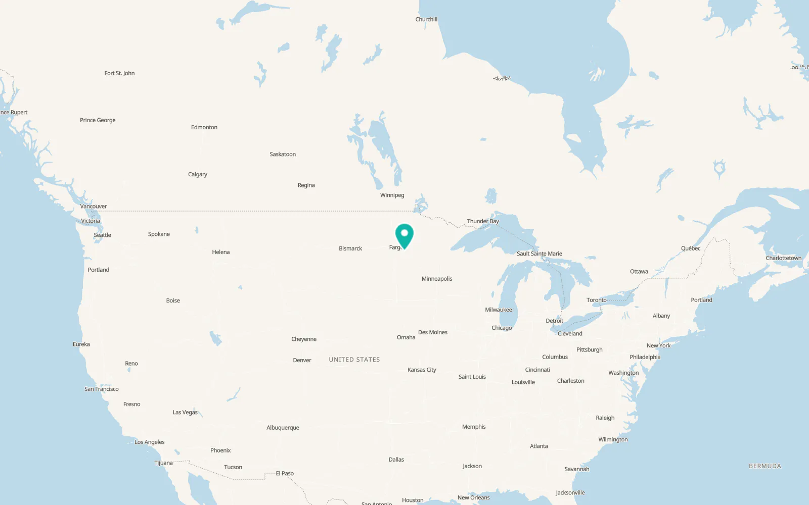Map of Pelican Rapids