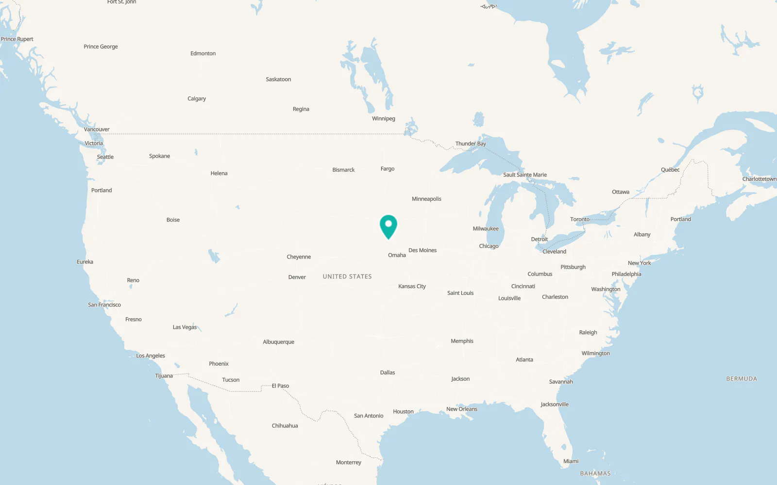 Map of Pender