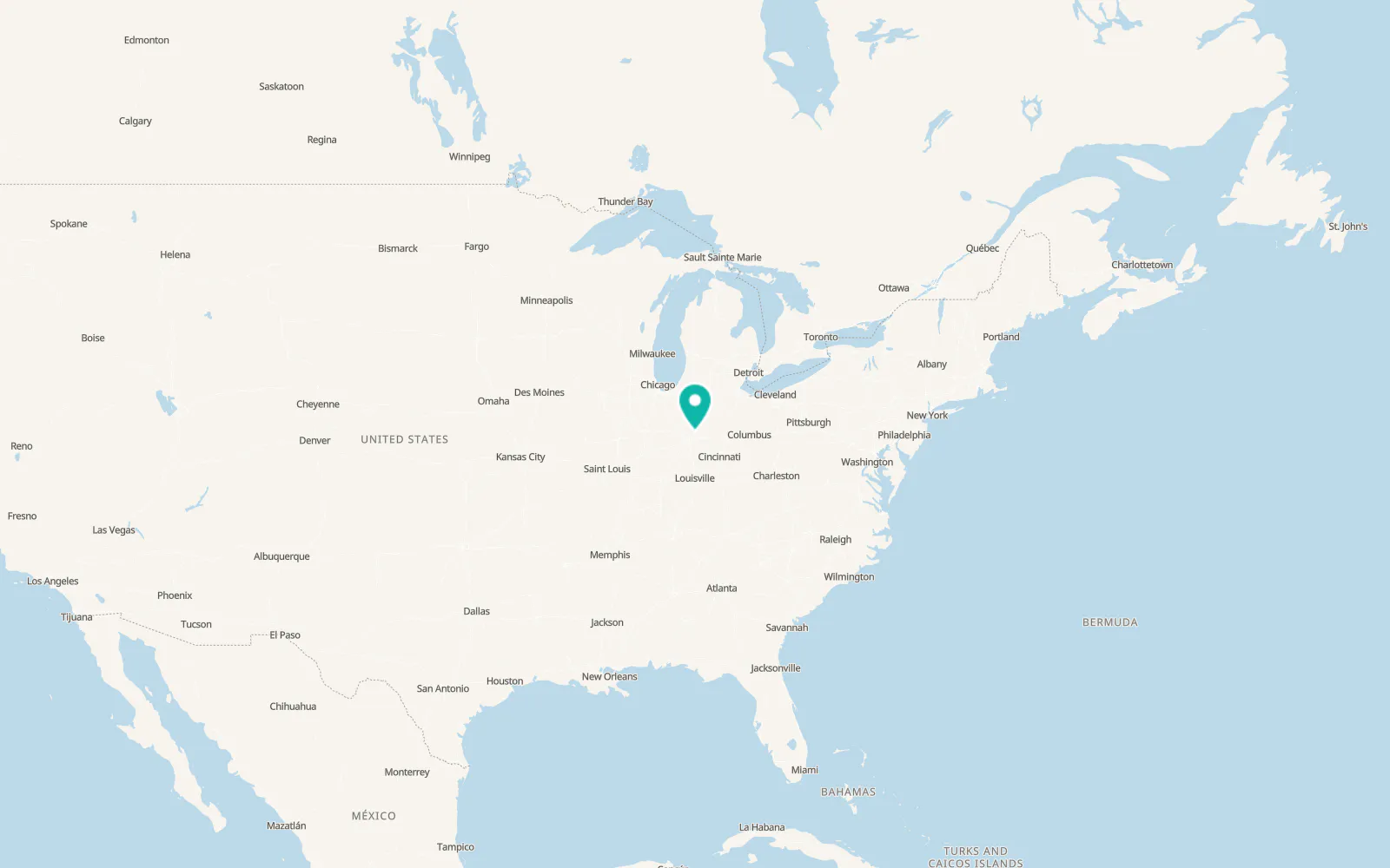 Map of Pendleton