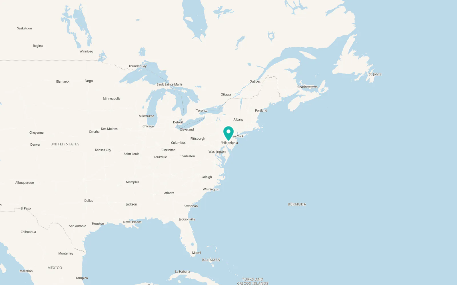Map of Penn Wynne