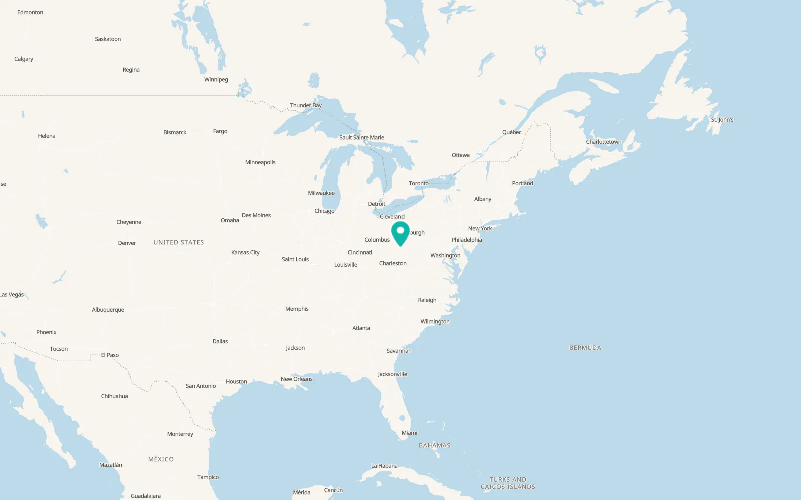 Map of Pennsboro