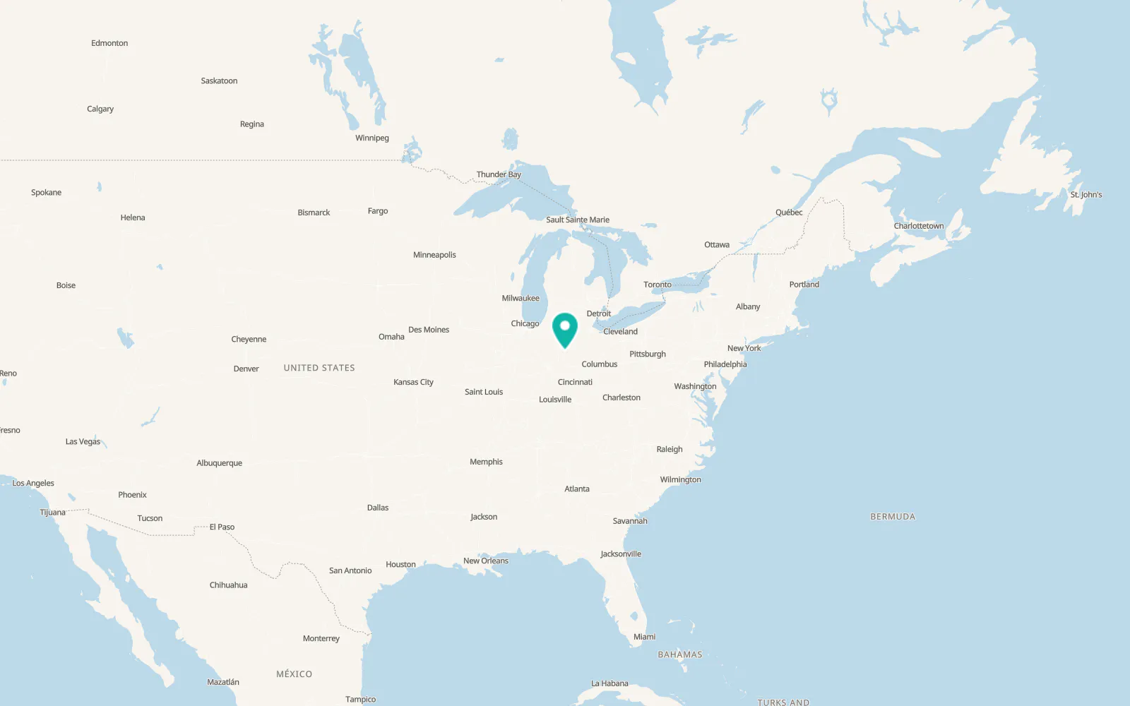 Map of Pennville