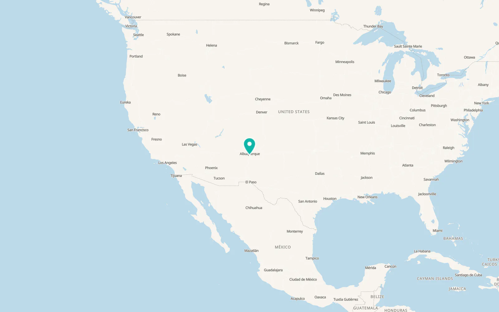Map of Peralta