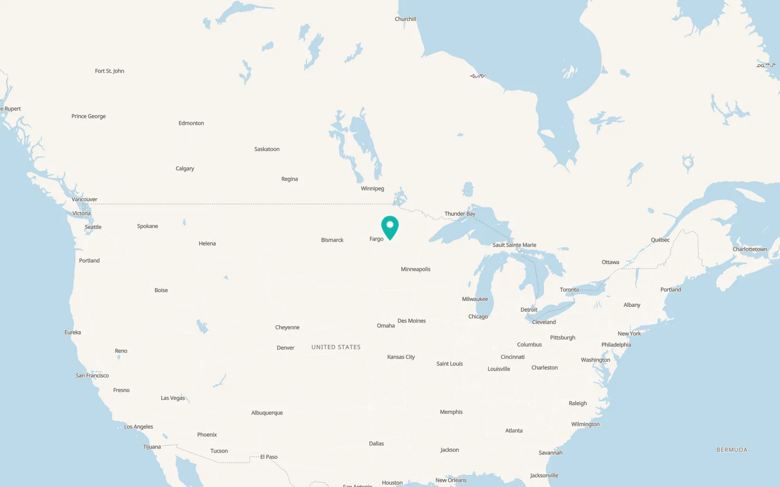 Map of Perham