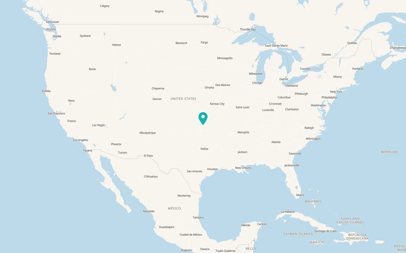 Map of Perkins
