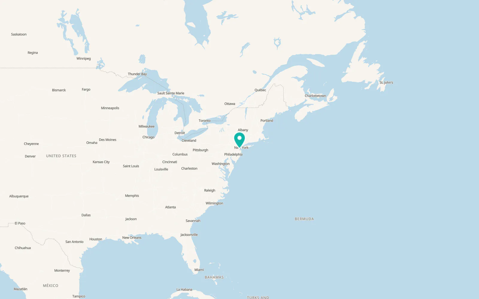 Map of Perth Amboy