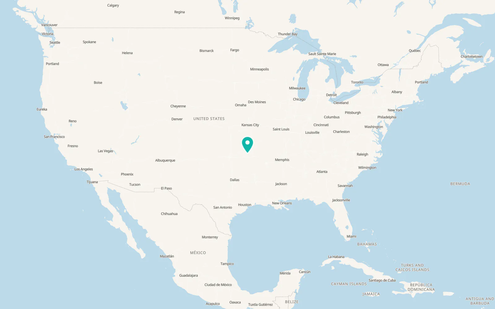 Map of Pettit