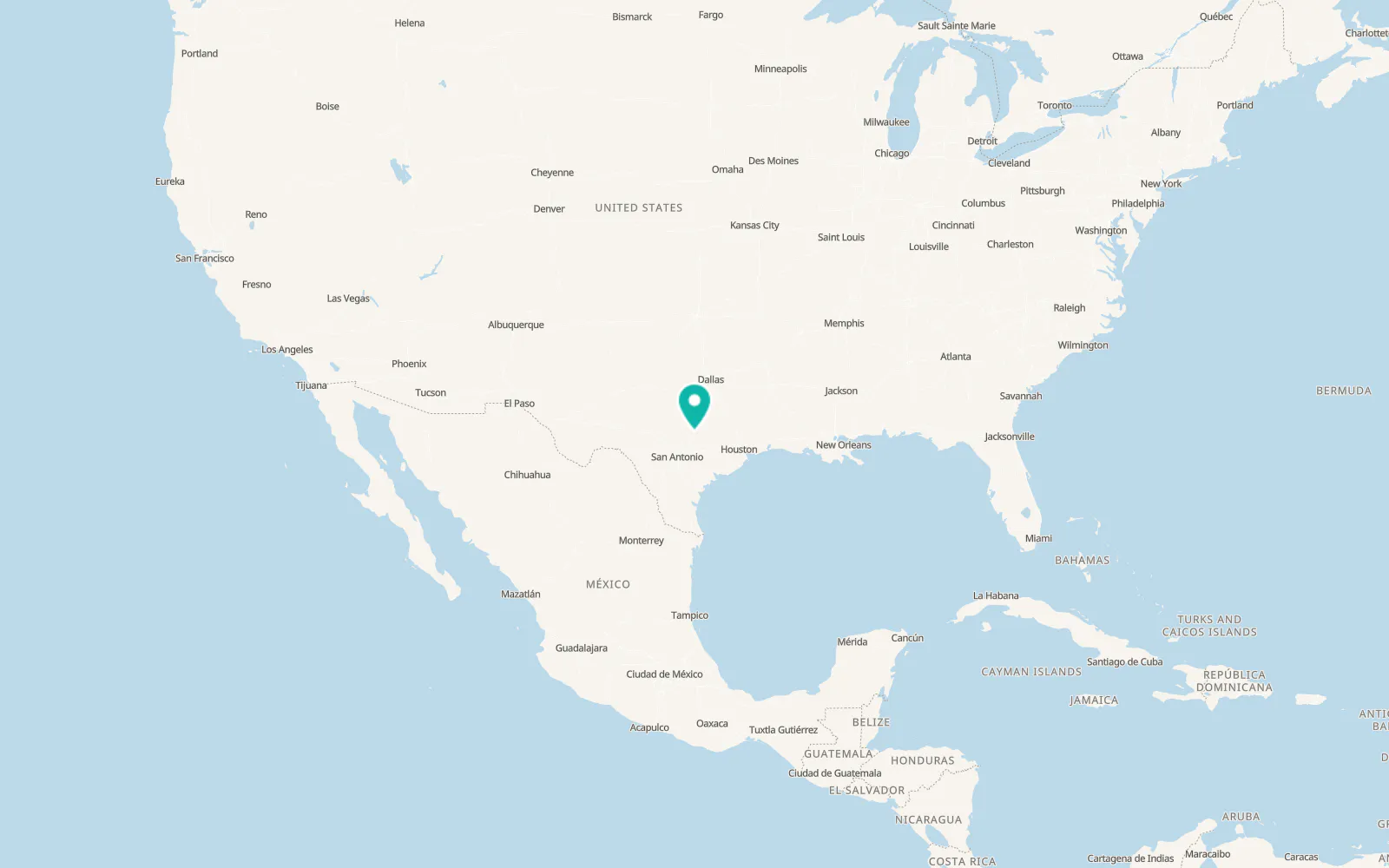 Map of Pflugerville