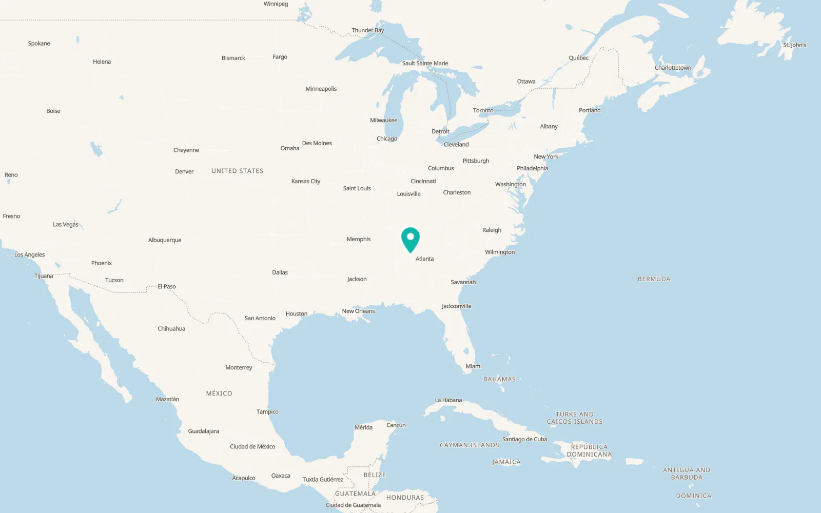 Map of Piedmont