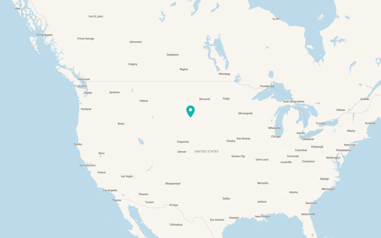 Map of Piedmont
