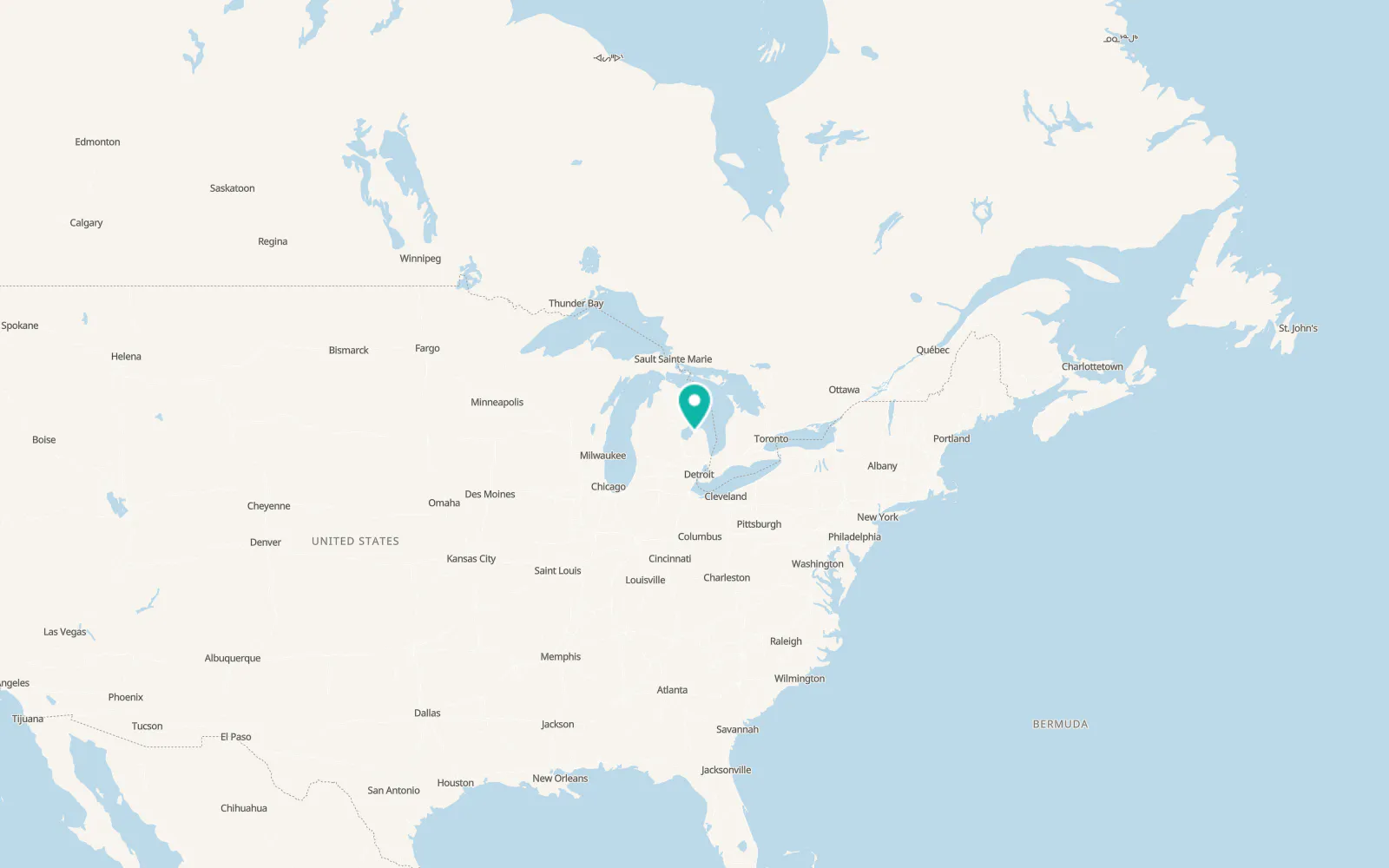 Map of Pigeon