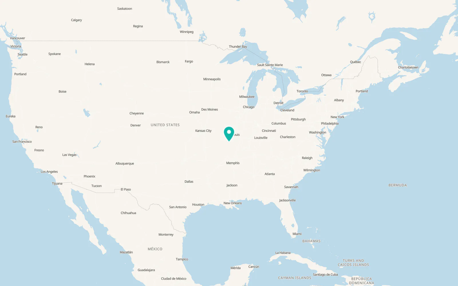 Map of Pilot Knob