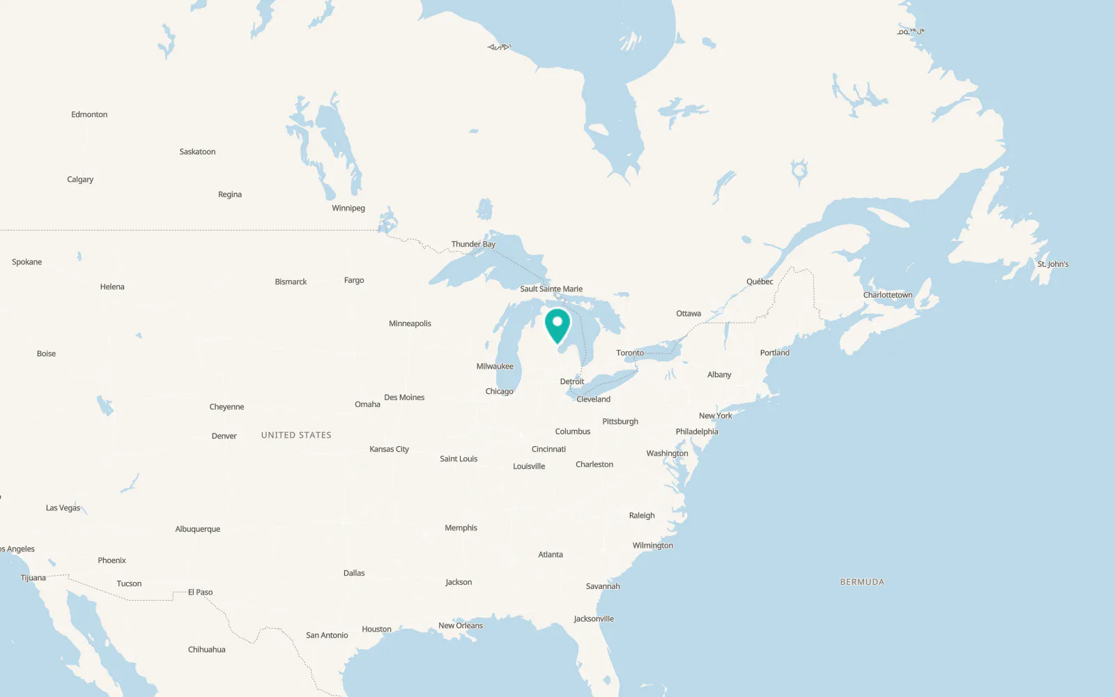 Map of Pinconning