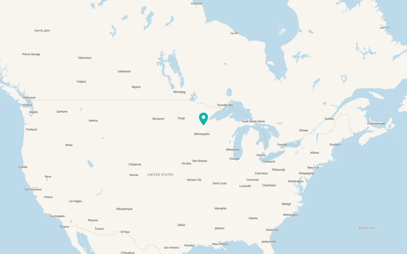 Map of Pine City