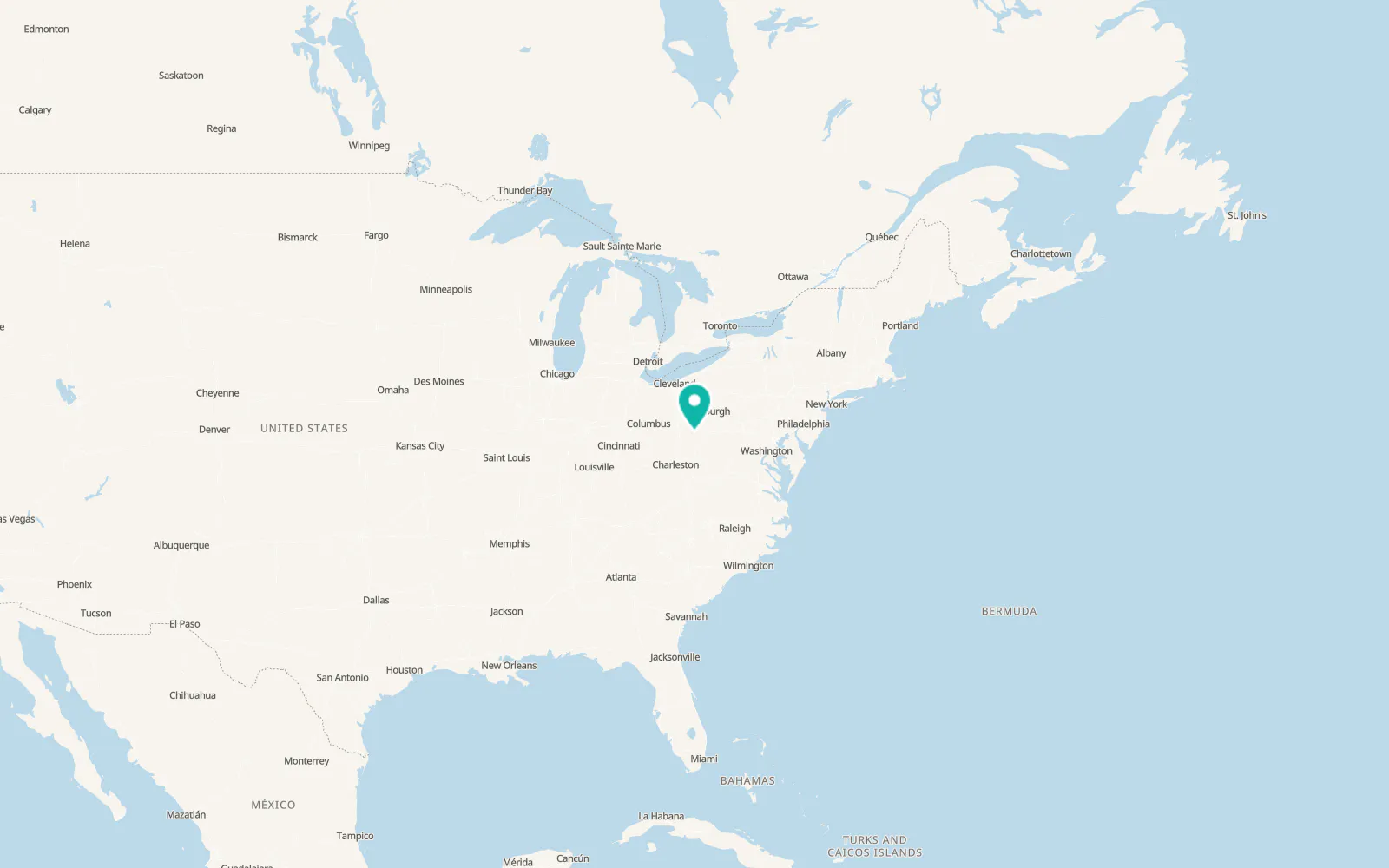 Map of Pine Grove
