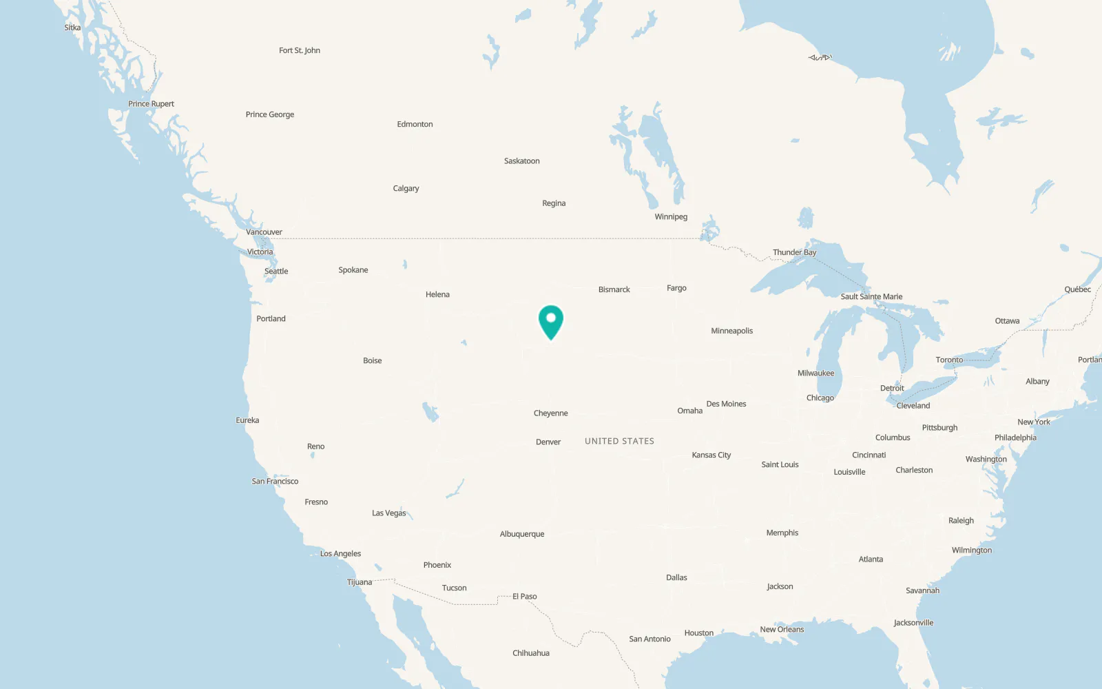 Map of Pine Haven
