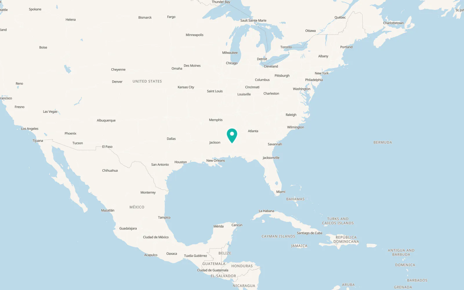 Map of Pine Hill