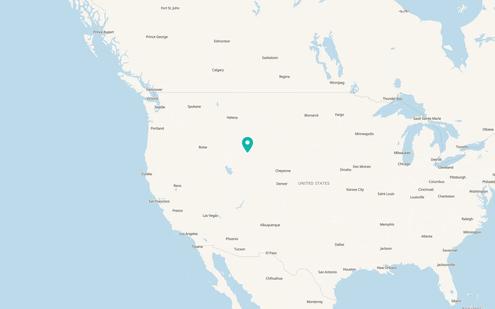 Map of Pinedale