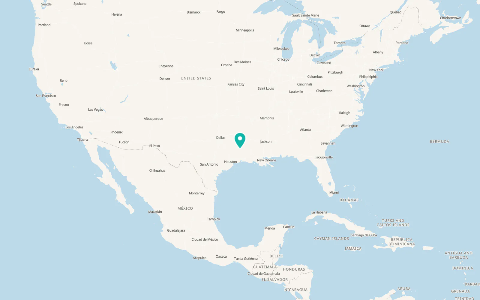 Map of Pineland