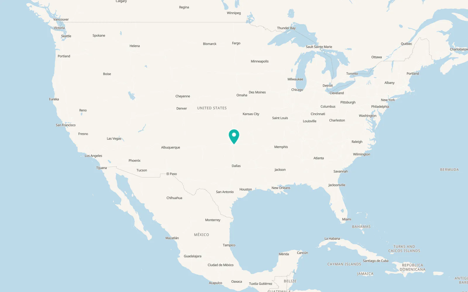 Map of Pink