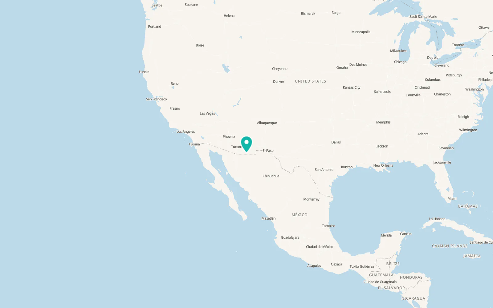 Map of Pirtleville