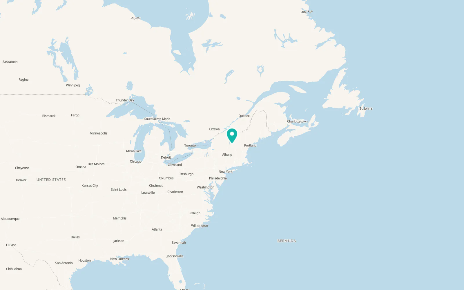 Map of Pittsford