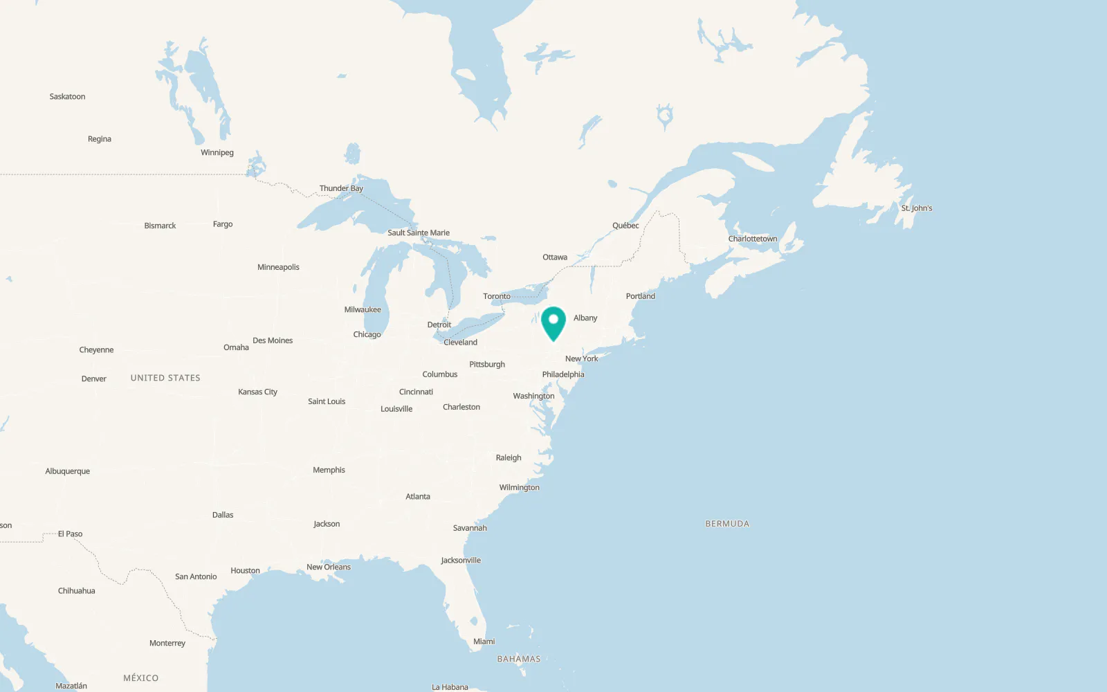Map of Pittston