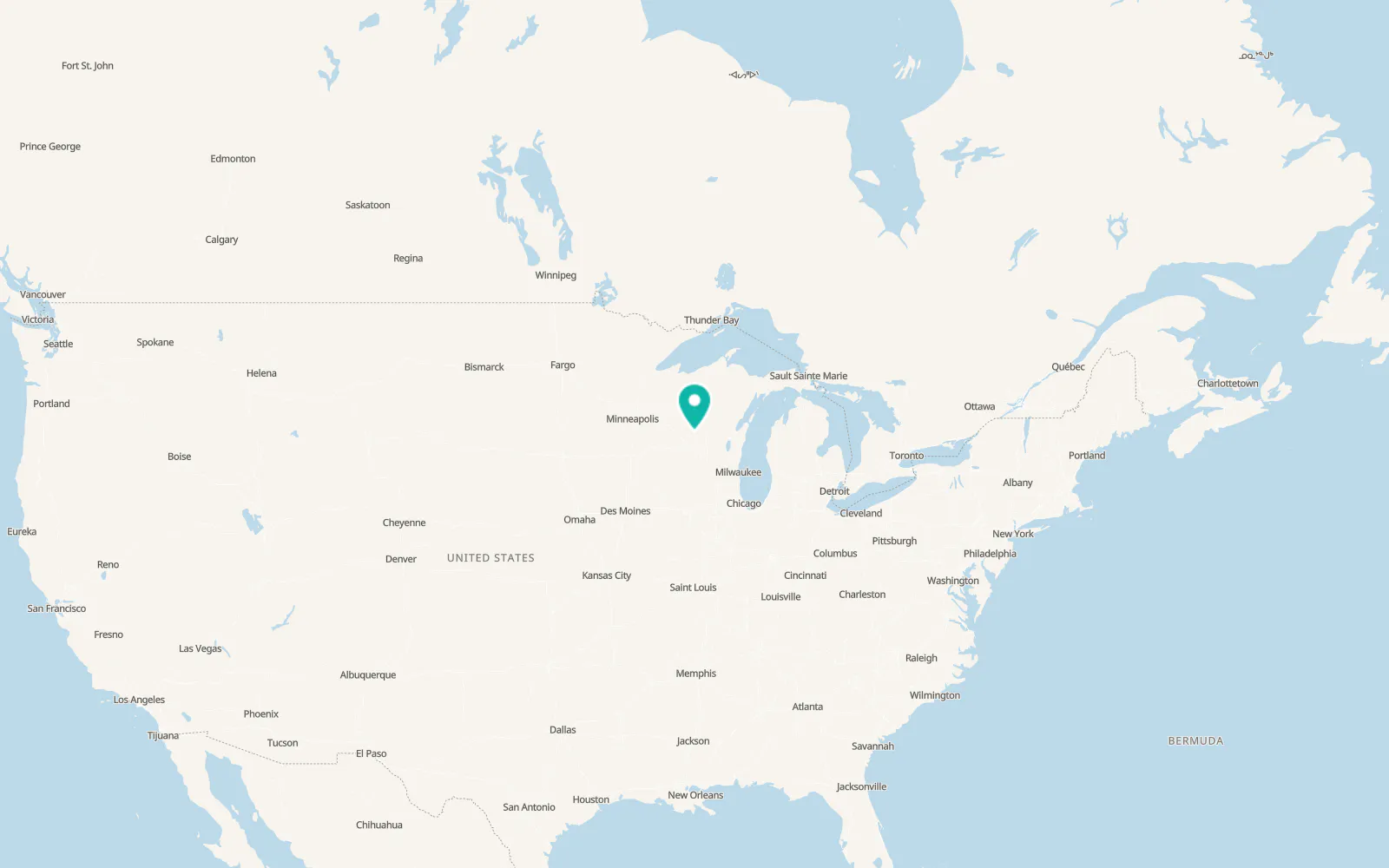 Map of Pittsville