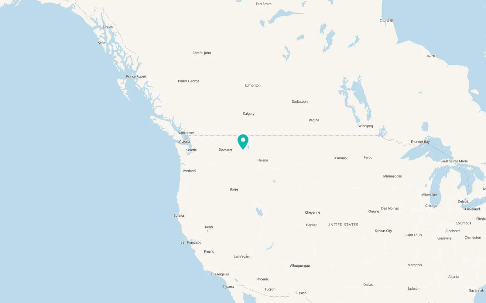 Map of Plains