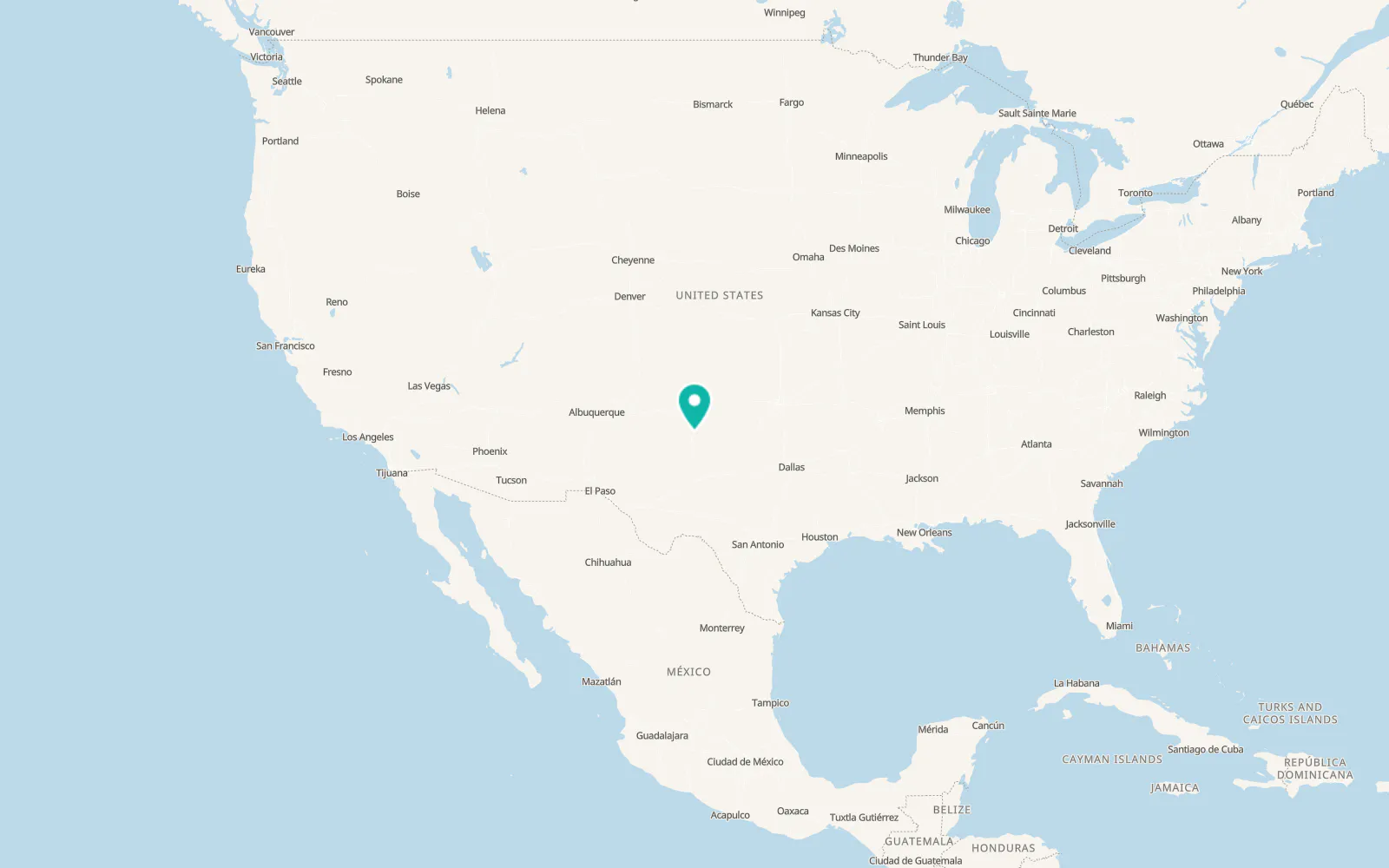 Map of Plainview