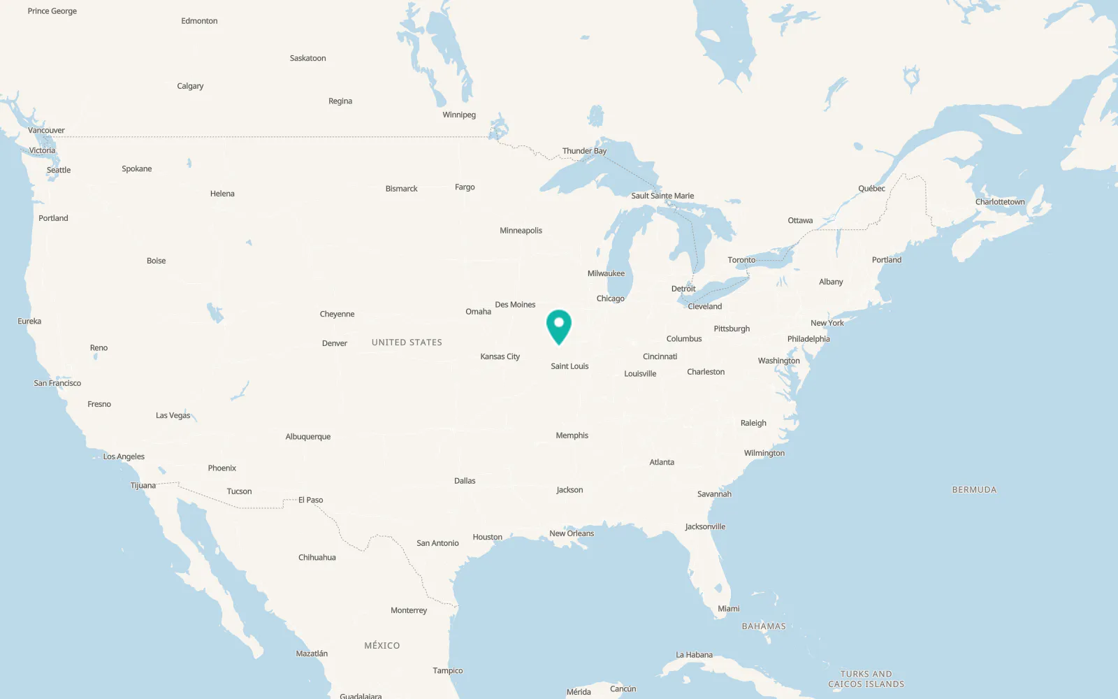 Map of Pleasant Hill
